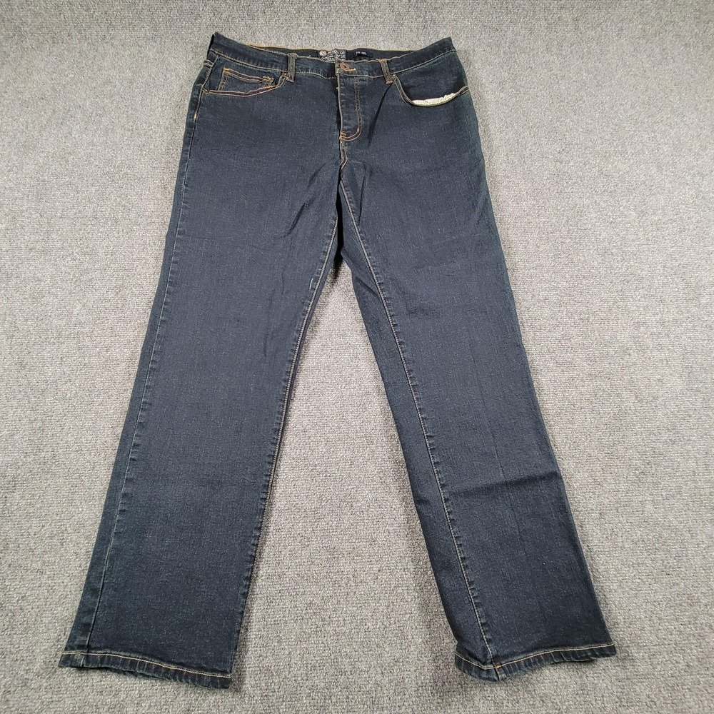American Rag Jeans Mens 36x30 Blue Straight Leg Button‎ Fly Classic Denim EUC